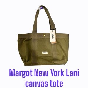 Margot New York Sloane Canvas Tote NWT